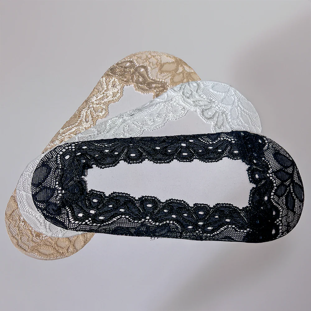 Lace Sock Sockette 3 Pack - Image 6