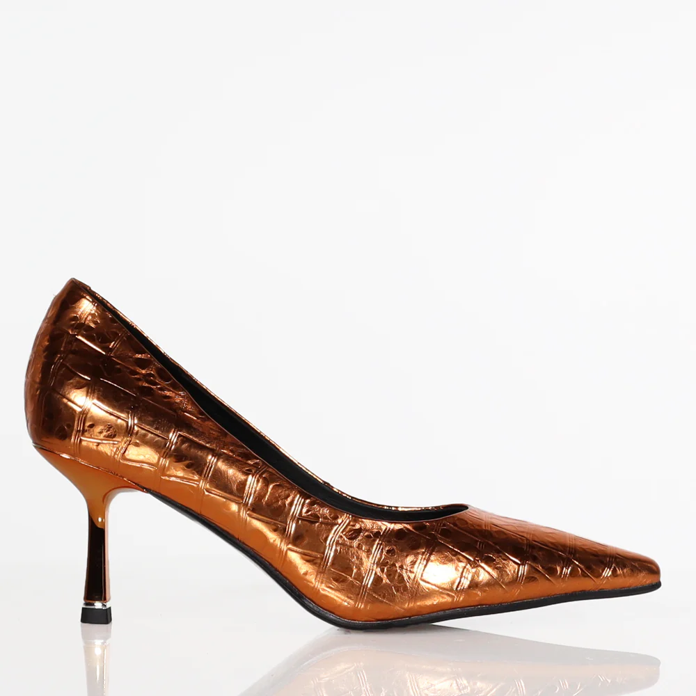 37 SAMPLE - ANDIE/BURNT ORANGE METALLIC