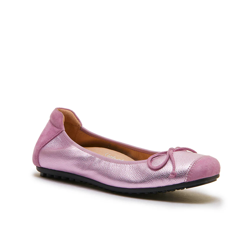 37 SAMPLE - LYRIC/SWEET PINK SUEDE METALLIC COMBO - Image 2