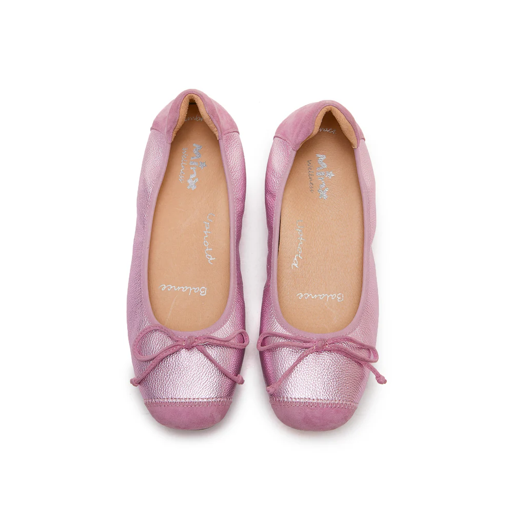 37 SAMPLE - LYRIC/SWEET PINK SUEDE METALLIC COMBO - Image 3