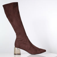37 SAMPLE - PAXTON/COCOA MICRO STRETCH SUEDE