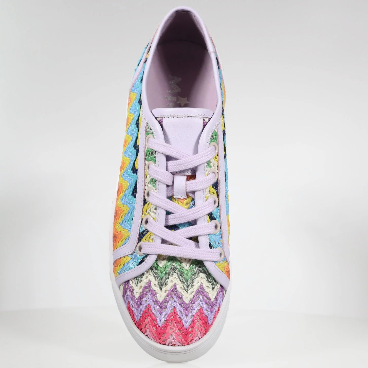 37 SAMPLE - RAFI/LILAC RAINBOW ZIG - Image 2