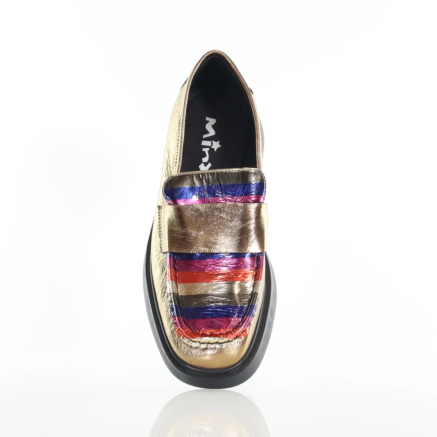 37 SAMPLE - SHOWTIME/BRONZE METALLIC RAINBOW STRIPE - Image 2