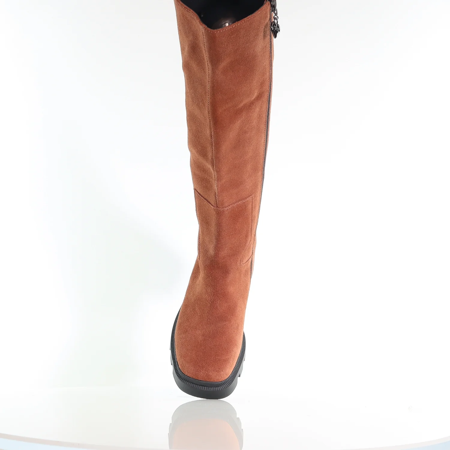 37 SAMPLE - VIPER/BRICK SUEDE - Image 2