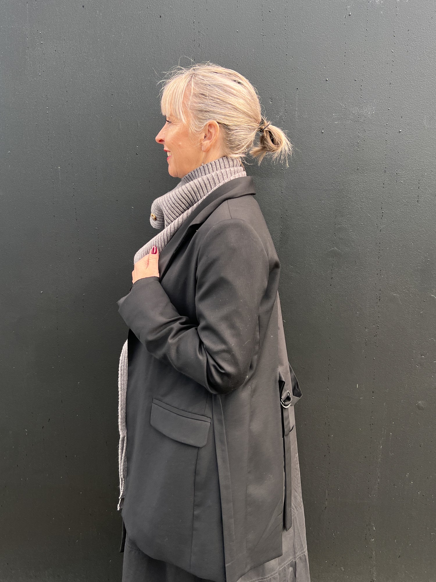 Button up Polar Neck Scarf - Image 8