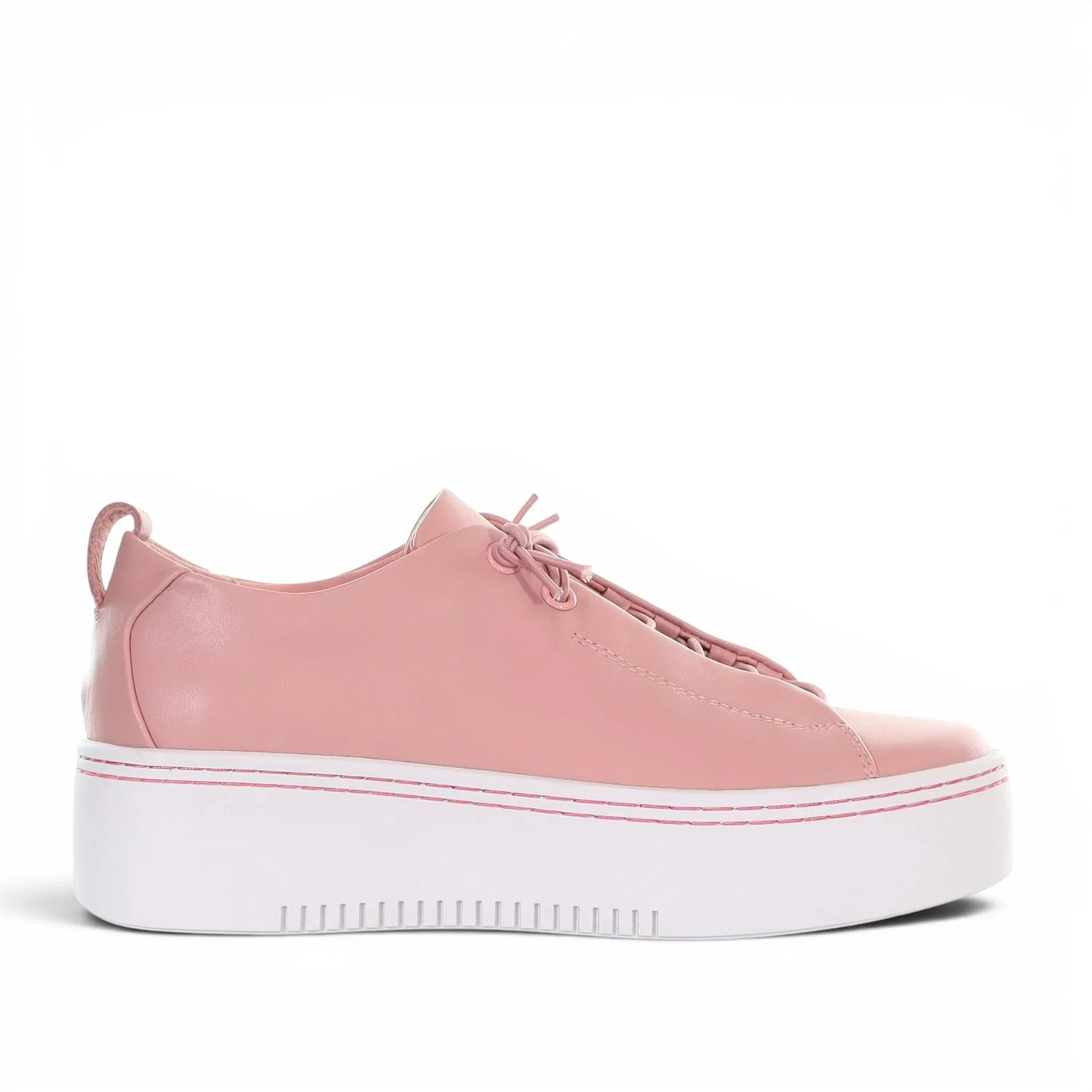 Kerri - Leather platform slip on sneaker - Image 4