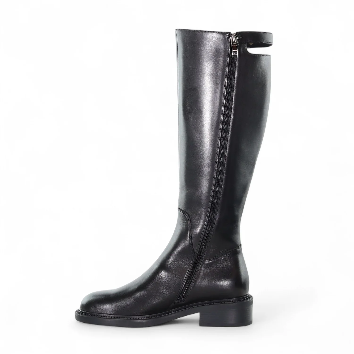 Le Noir - Leather Knee High Boot - Image 2