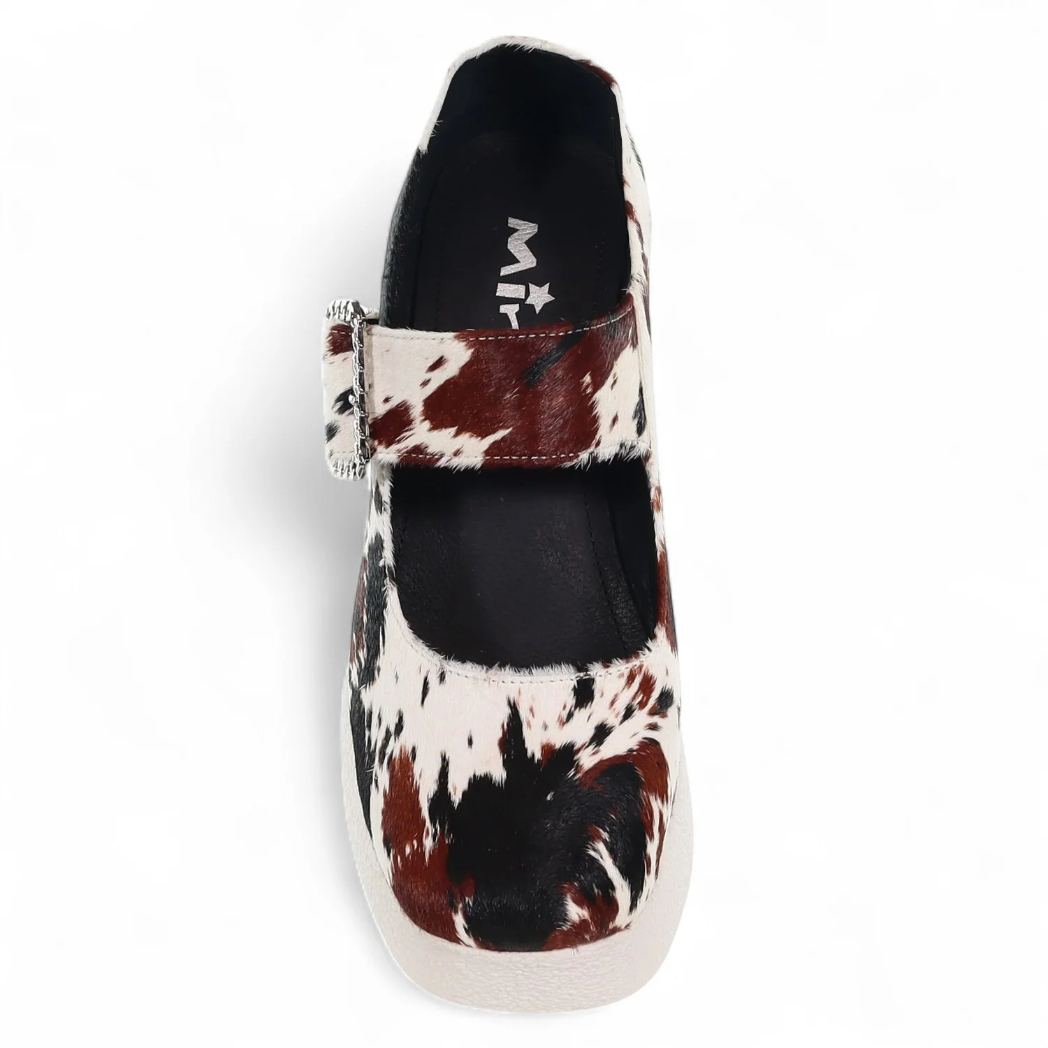 Minnie - Leather Mary Jane Platform Heel - Image 10