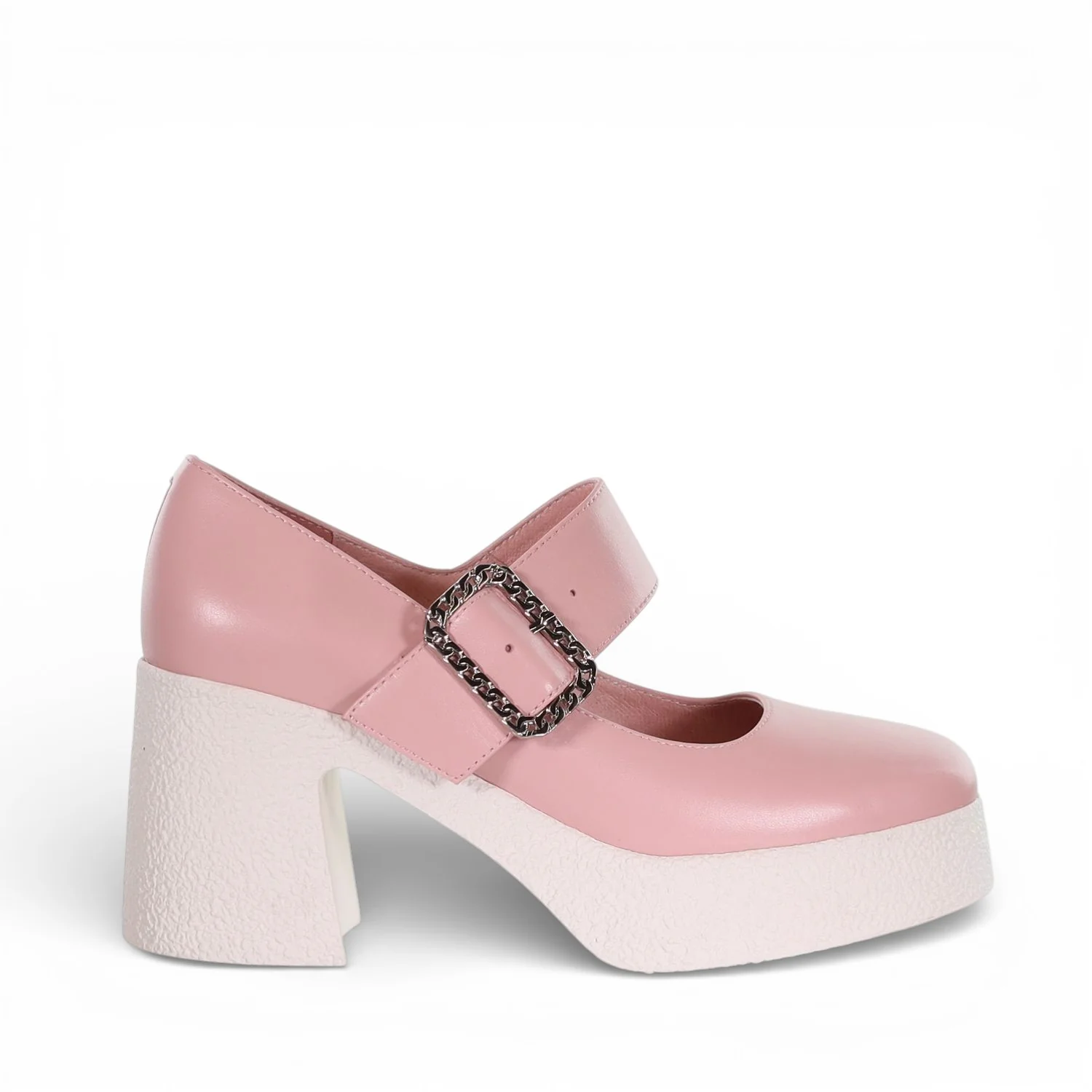 Minnie - Leather Mary Jane Platform Heel - Image 5
