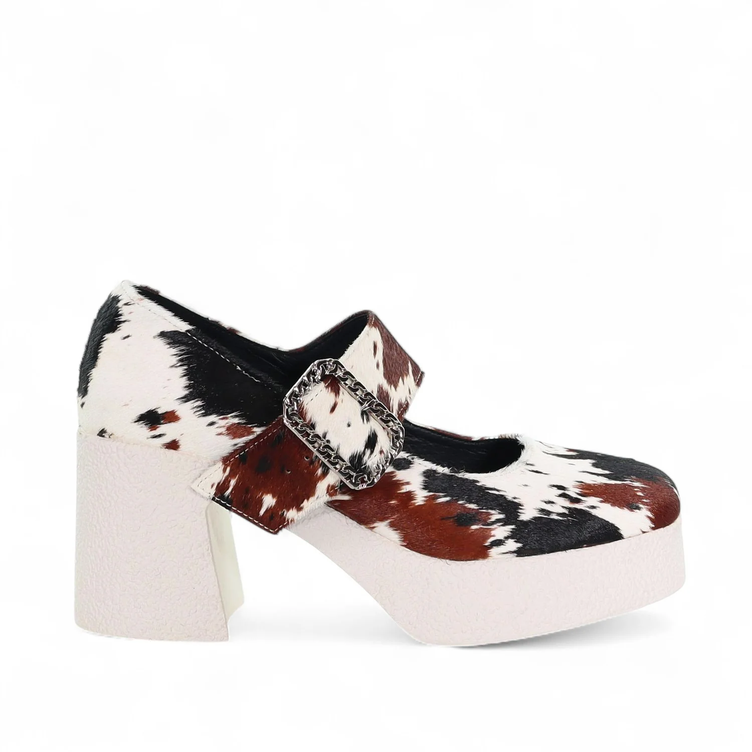 Minnie - Leather Mary Jane Platform Heel - Image 9