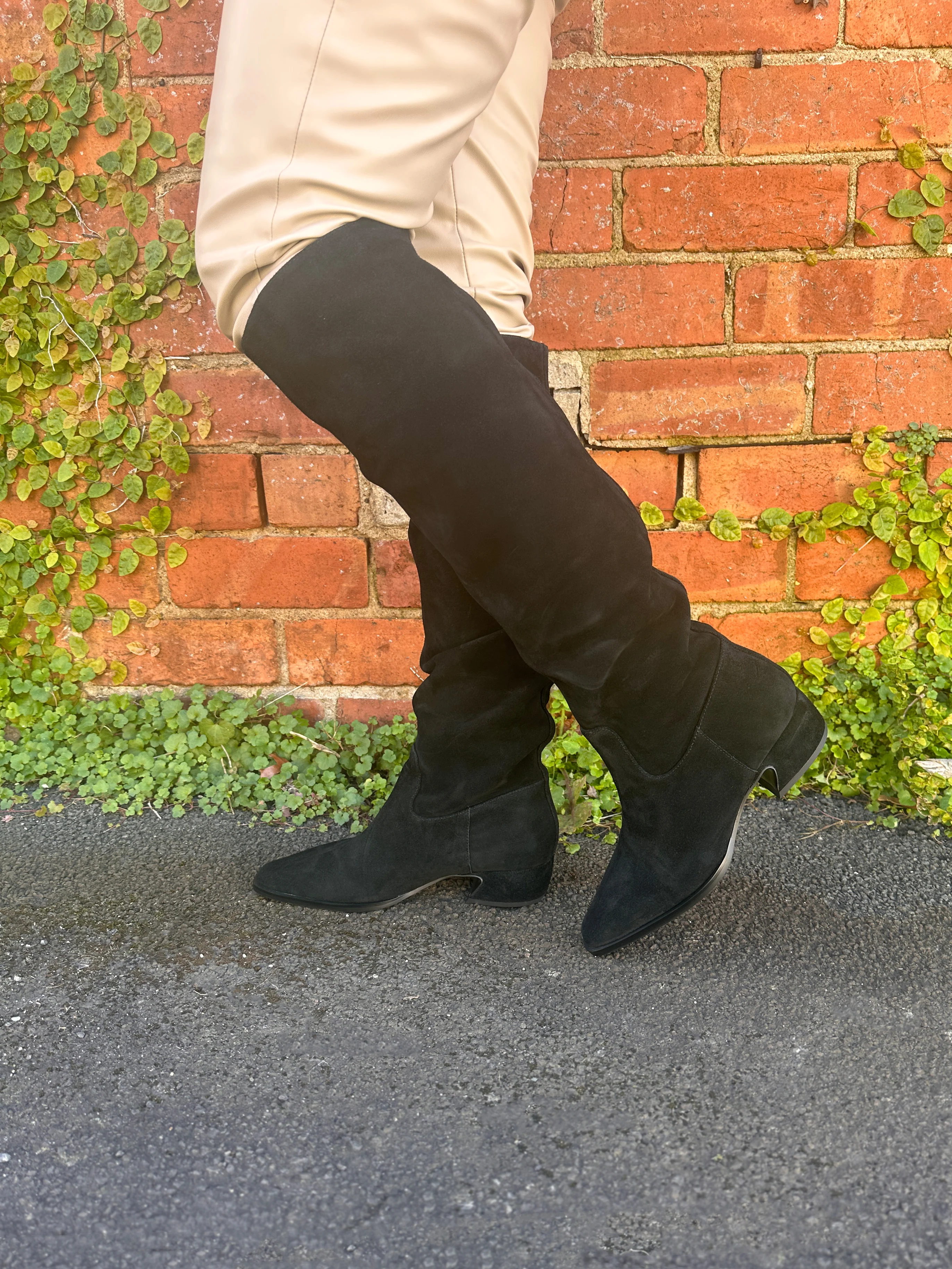 Paloma - Suede Knee High Boot - Image 19