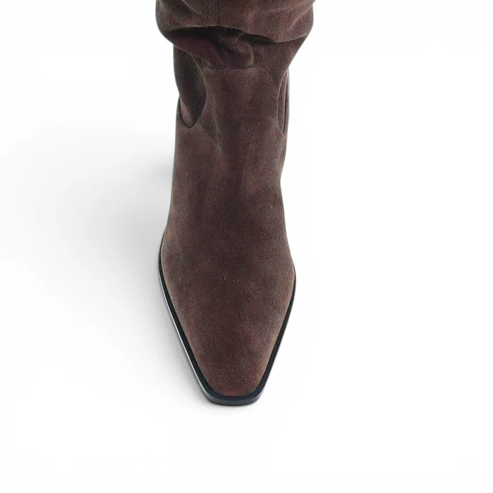 Paloma - Suede Knee High Boot - Image 4