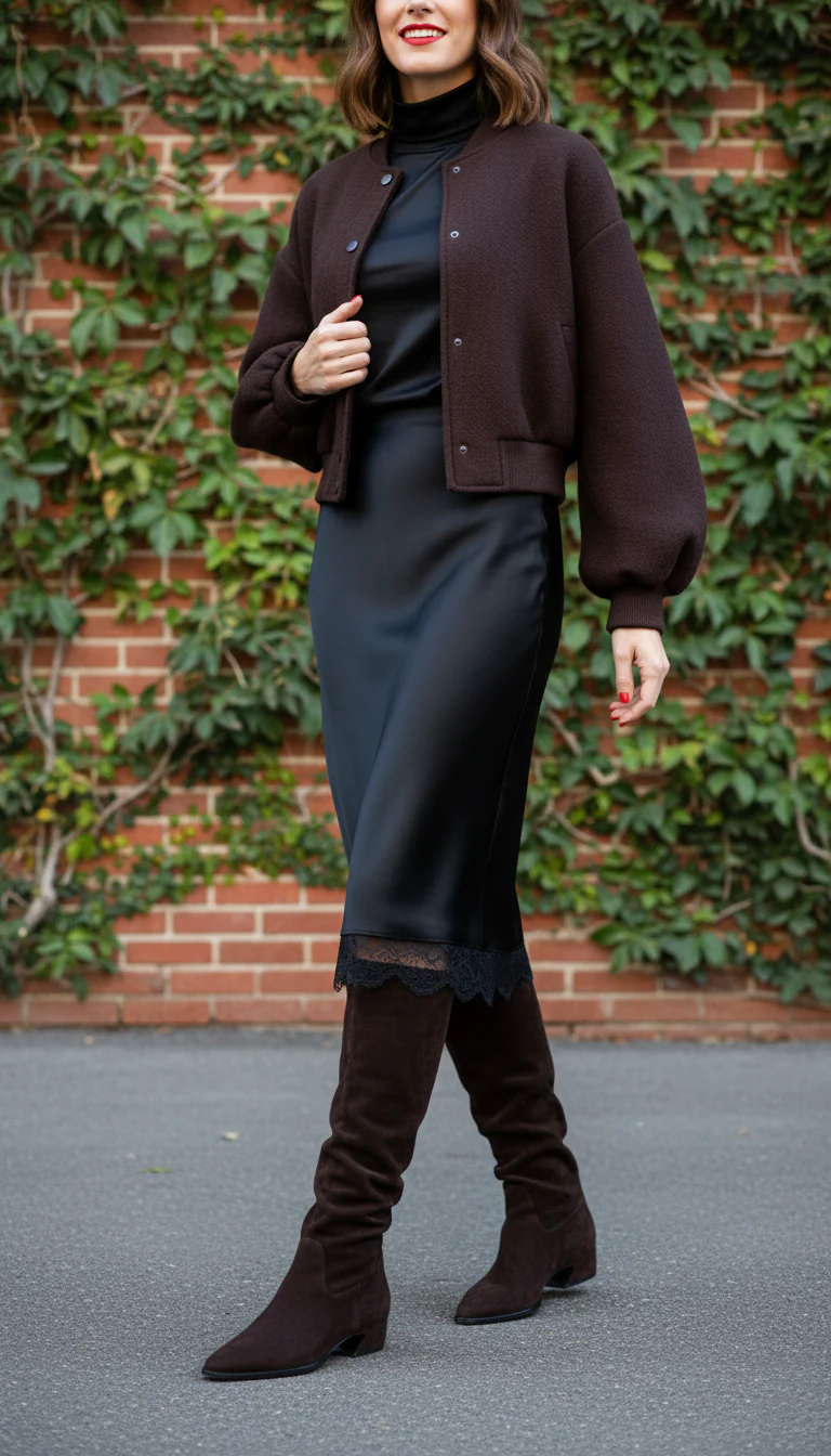 Paloma - Suede Knee High Boot - Image 5