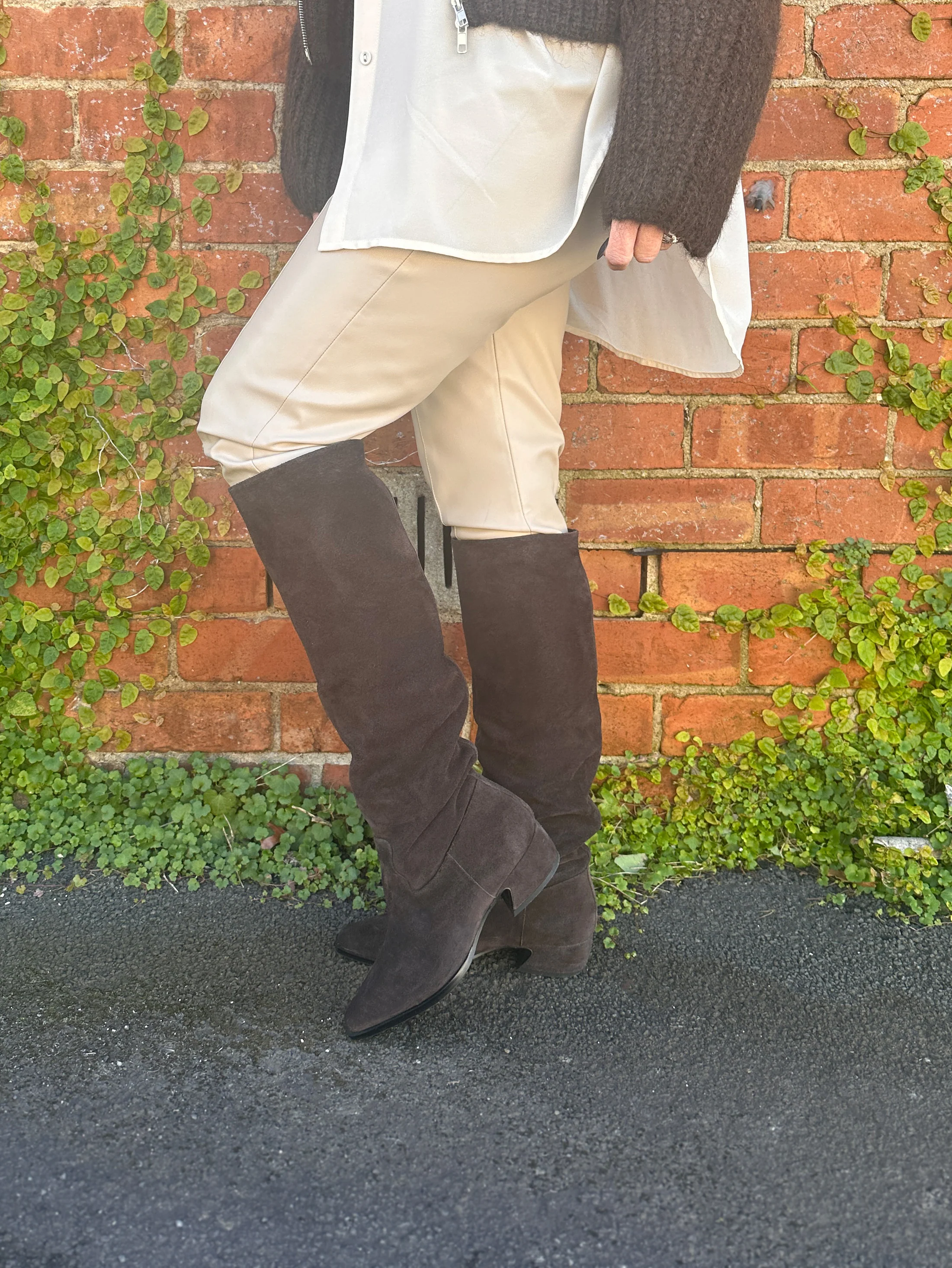 Paloma - Suede Knee High Boot - Image 8