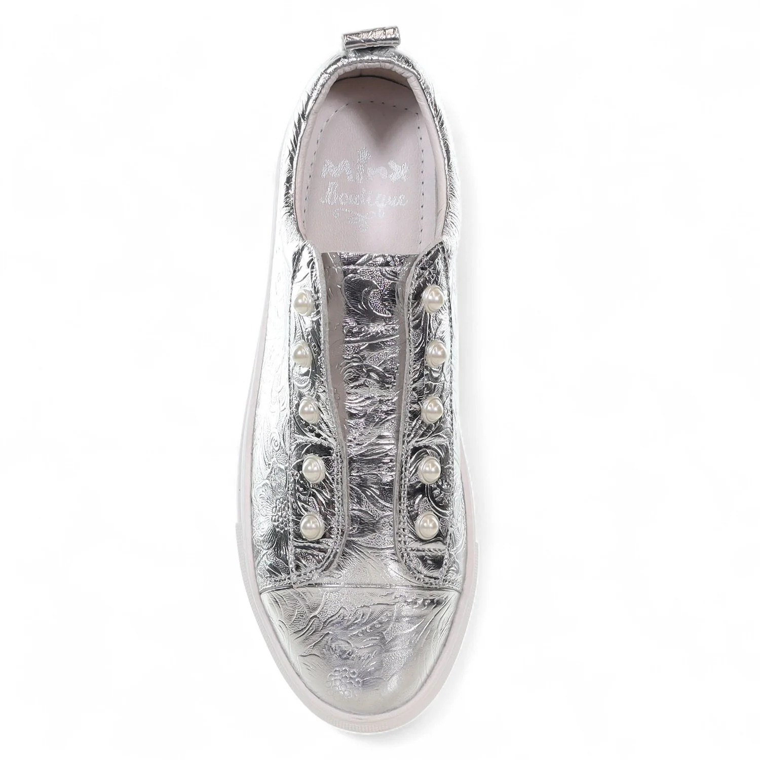 Pearla - Leather Slip On Sneaker - Image 11