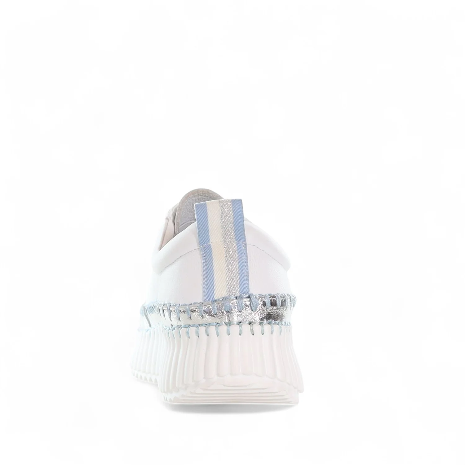 Pearlzie Stripe - White Light Blue Metallic - Image 3
