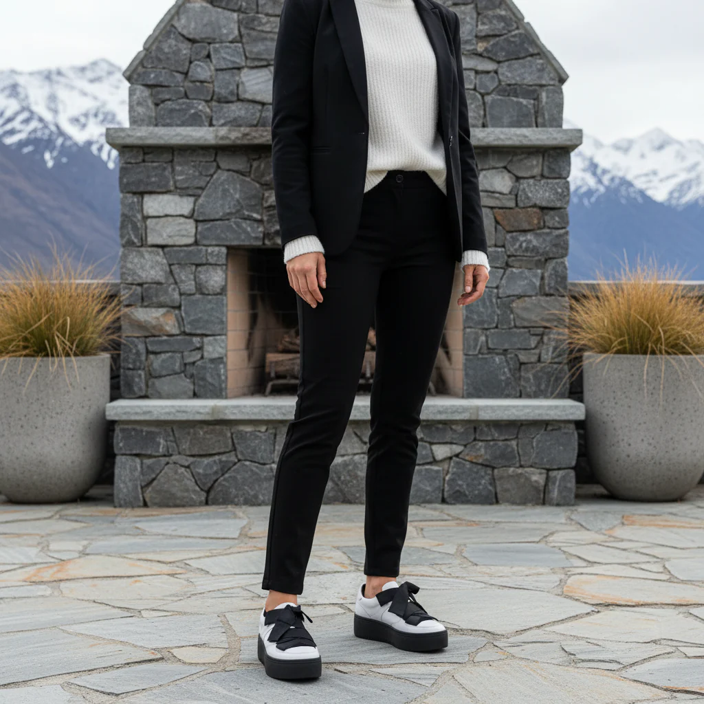 Yoko - Leather Platform Sneaker - Image 6