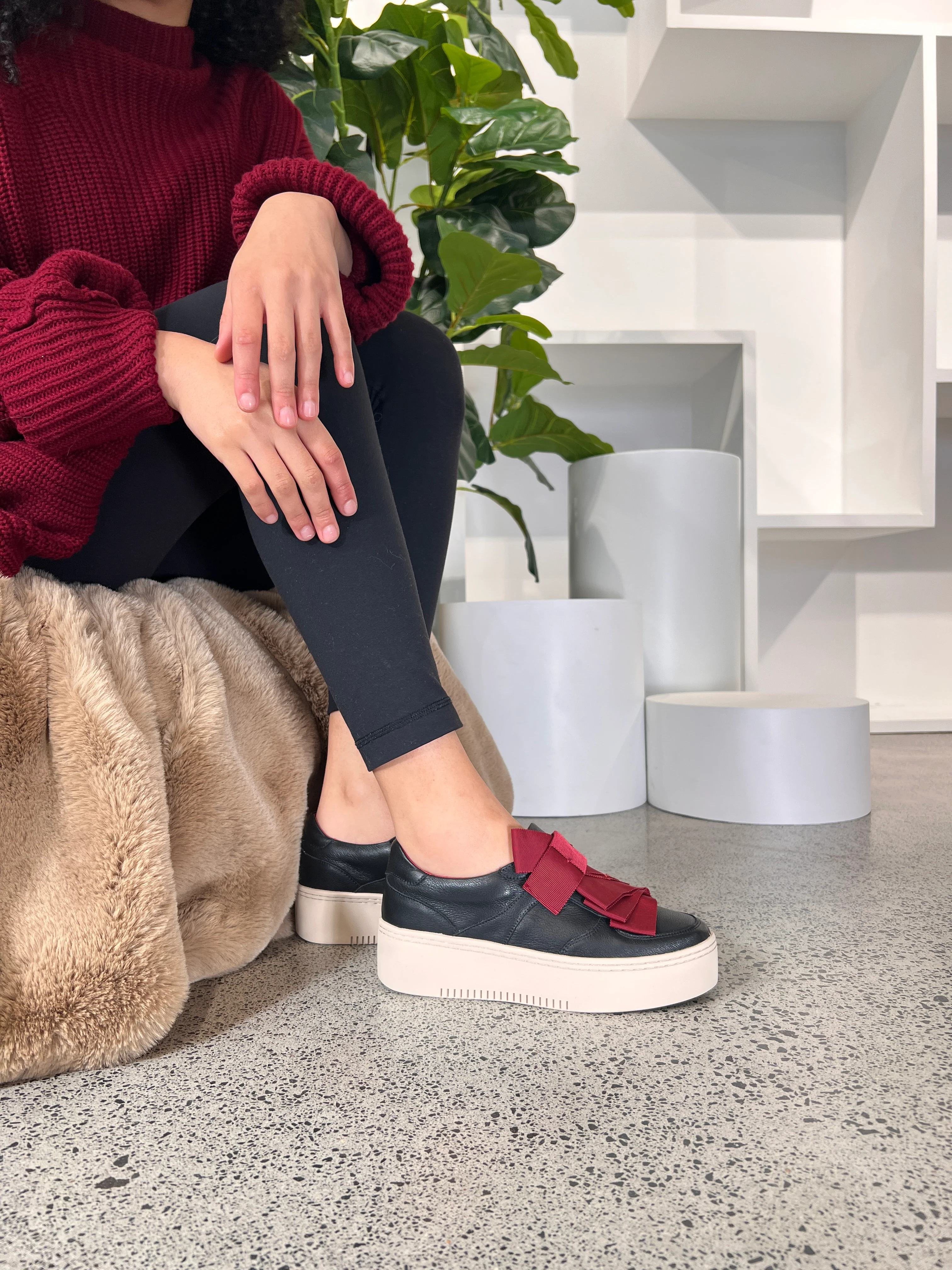 Yoko - Leather Platform Sneaker - Image 9